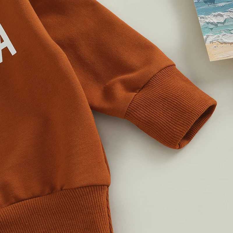 Clothing Sets Newborn Baby 2-Piece Winter Set Cozy Hooded Sweater Elastic Waist Pants for Boys and Girls Cute Animal Print H241126