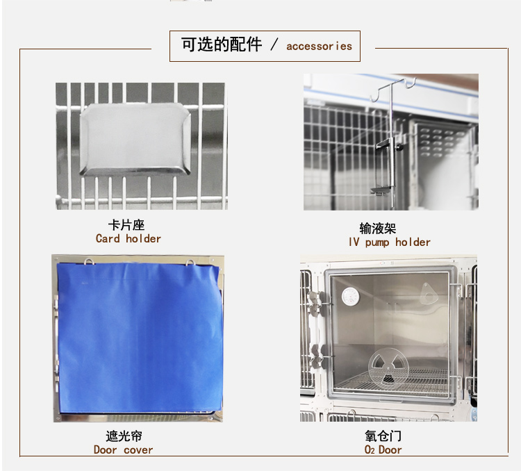 Sell High-Quality 2024 Veterinary Stainless Steel Pet Cat Villa Cage Luxury For Cat Trap Cage Two luxurious cat cages