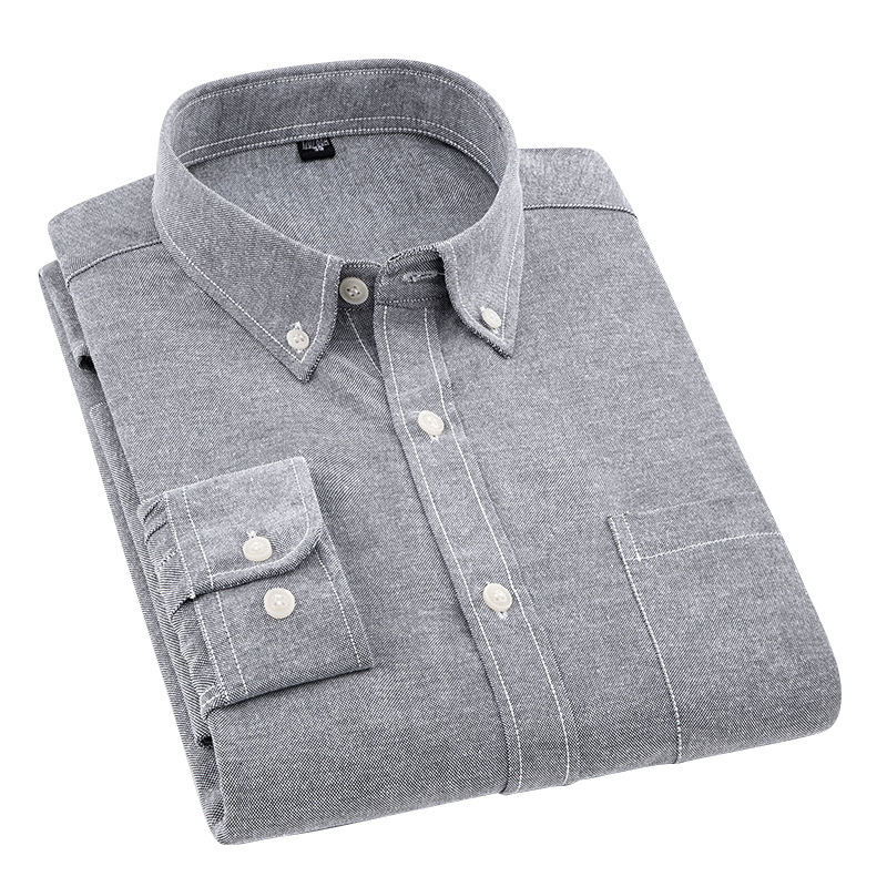 Men's Casual Shirts Spring Men Blouses 60%Cotton Slim Fit Harmont Embroidery Shirt Blaine Long Sleeve