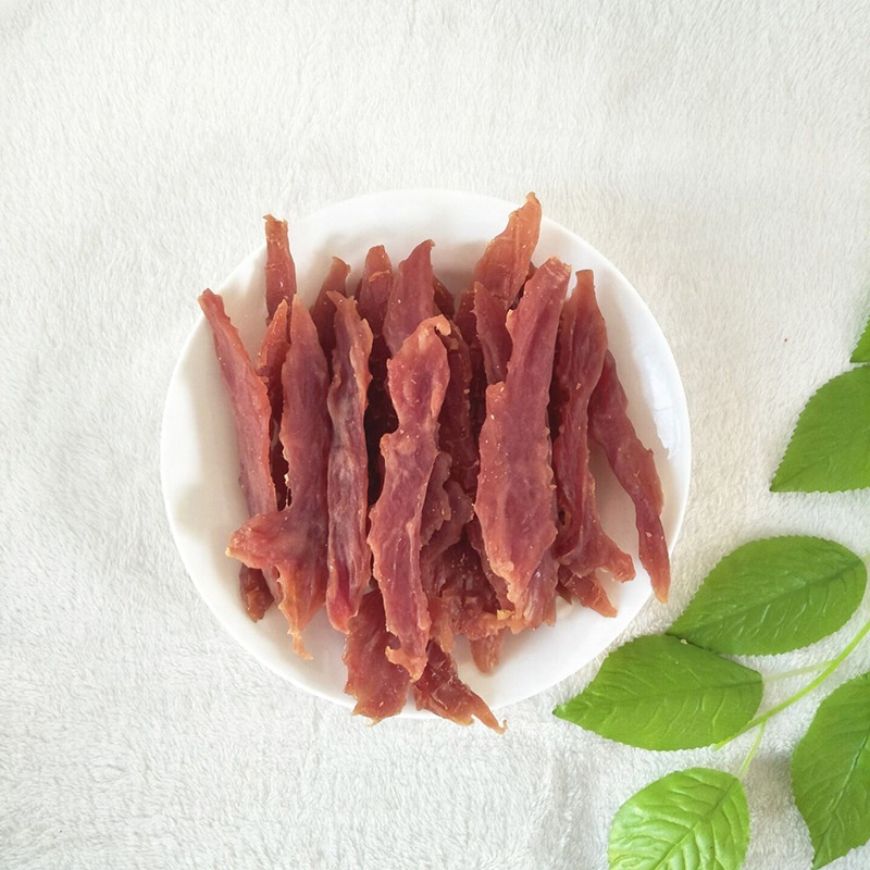 Original source of pet food dog snacks dried duck pieces shredded duck meat dried meat dog training rewards