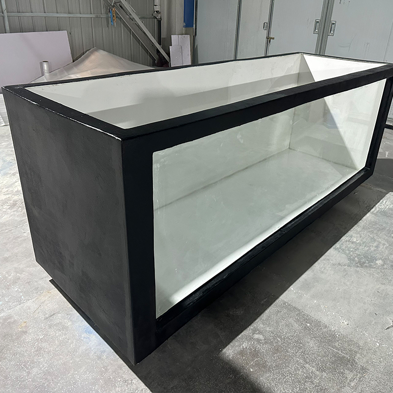 cheap indoor fibreglass garden backyard koi fishing tank farming tanks glass window fish aquarium tank
