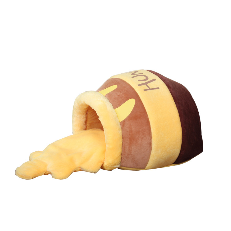 Shenzhen Korea Pet Supplies Winter Warm Cat Kennel Plush Bed