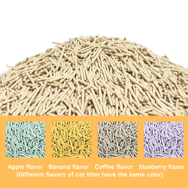 factory 6l 2.5kg 1.5mm 2.0mm cai litter sand for tofu cat litter Cat Tofu Litter