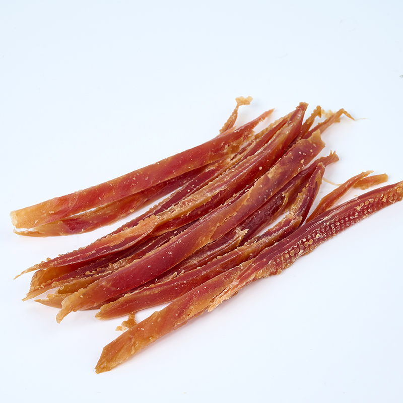 Competitive Price Crispy Savory Pet Meat Snacks Delivering Delicious Duck Jerky