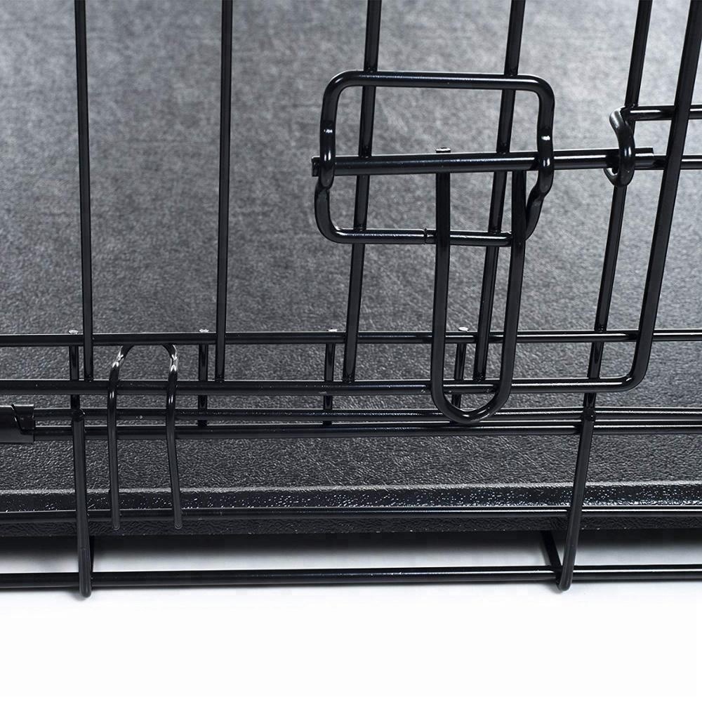 Wholesale Cheap Large Size Iron Metal Dog Show Cage With Tray And Lock For Sale