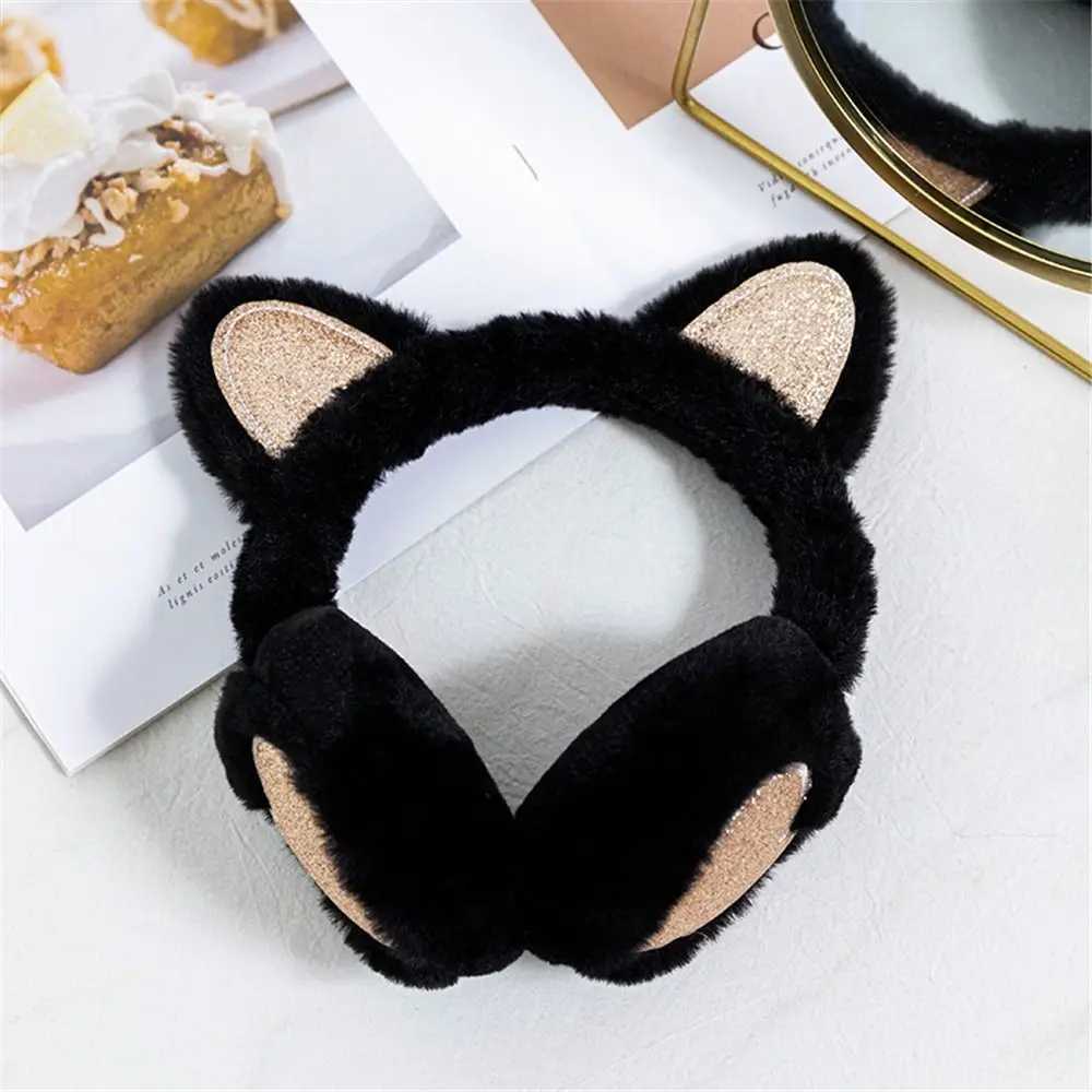 Fashion Cute Animal Earmuffs Winter Warm Outdoor Ear Covers Headband Soft Furry Ear Warmers Foldable Ear Muffs EarlXJ241126