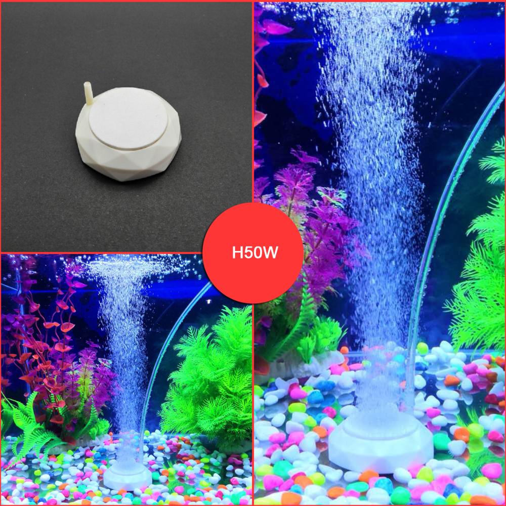 HiSin/HaiXin HT150 150mm Wholesale Ozone Diffuser White Color Aquarium Nanotechnology Air Stone with super mirco bubbles