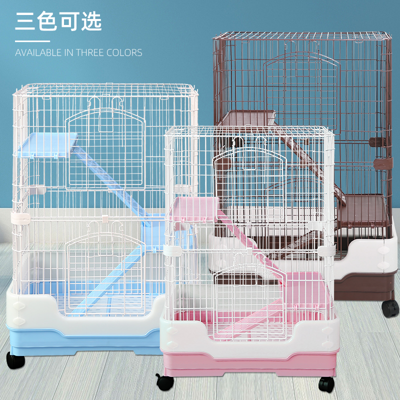 CH-95,wire plastic 3 level Cat cage,luxury big cat cage pet cages manufacturers