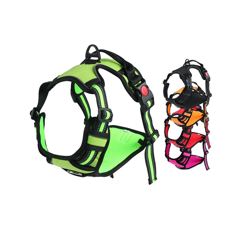 New Design Service Dog Harness Set Hands Luxury Free Waterproof Pet Harness Custom Logo arnes para perros
