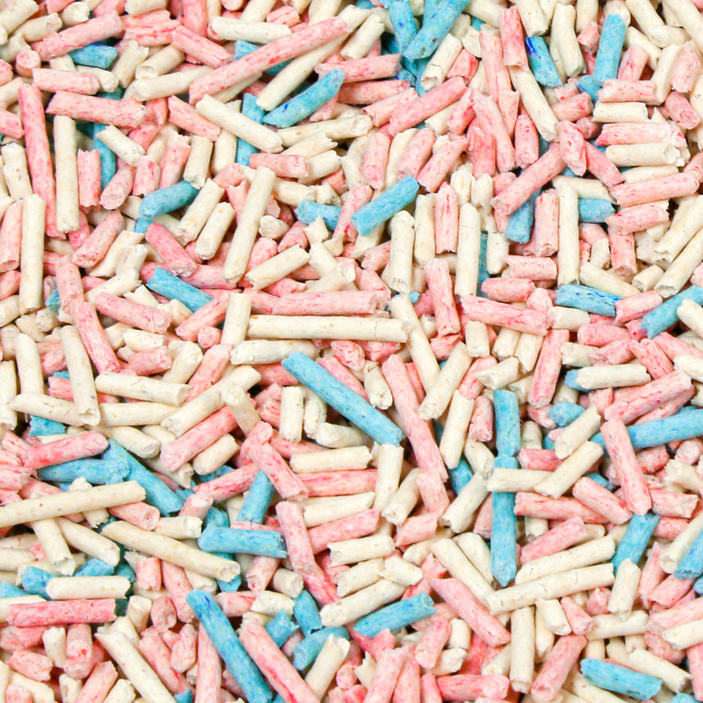 BSCI Flushable OEM 2.0 3.0 mm Factory Clumping Bulk chromatic colour flavor Tofu Cat Litter Suppliers