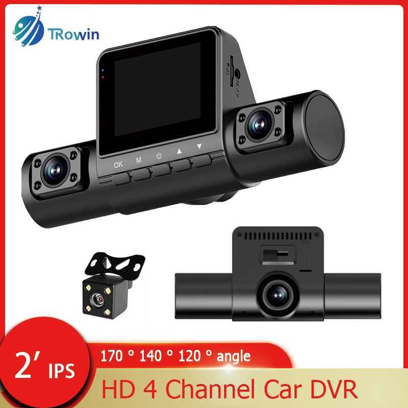 car dvr 1 PCS Dash Cam 4Channel 1080P Driving Recorder HD1080P Front Inside Rear View Infrared Night Vision Car Charge Rrsing Camera Z250509