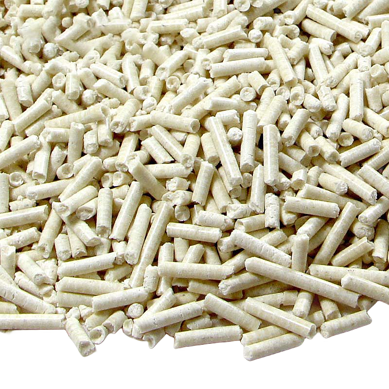 Tofu Litter (clumping), flushable, highly absorbent, fast drying litter