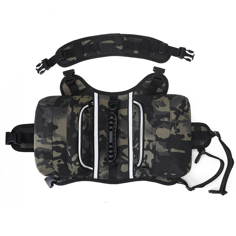 Outdoor Traveling Camping Hiking Big Dog Tactical Backpack Dog Saddle Bag
