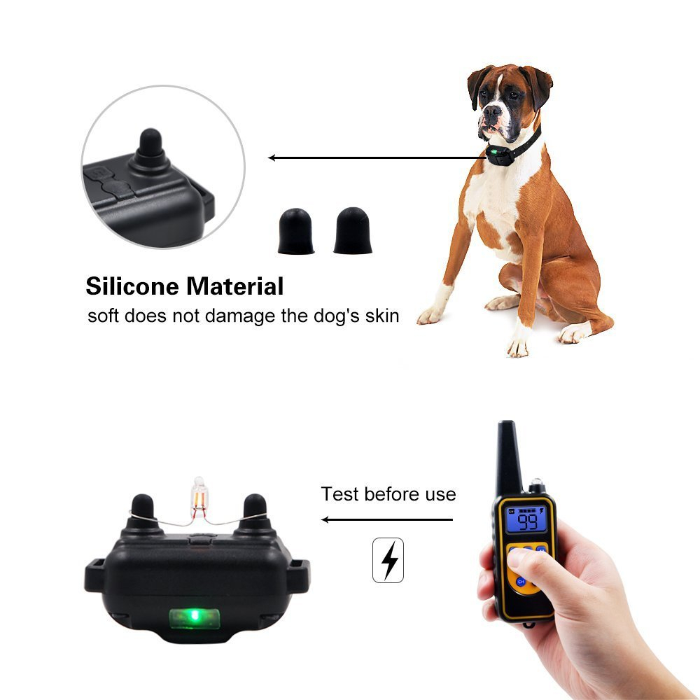 China Wholesale Pet Waterproof Electric Smart Remote Stick No Bark Dog Slave Shock Training Collar