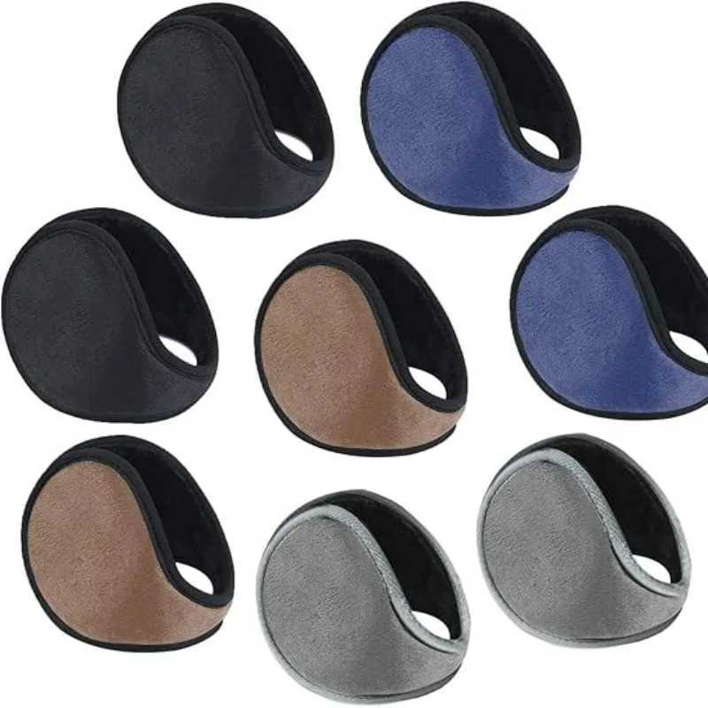 Winter anti cold and warm earmuffs flannel thick earmuffs for convenient anti freezing plush earmuffs for outdoor sports soft and hot earmuffs W241126