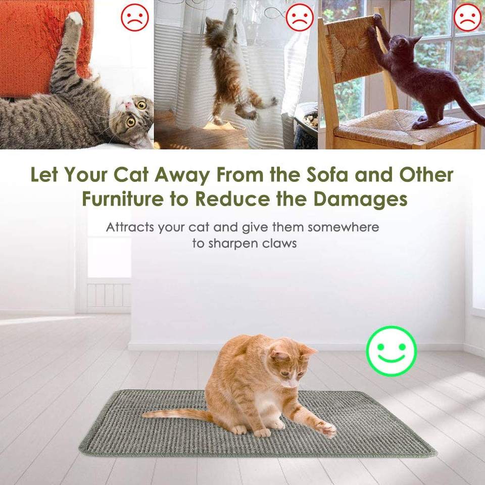 Manufacture Cat Scratcher Pad and Pet Cat Scratcher Mat Durable Cats Anti-Slip Scratch Sleeping Mat