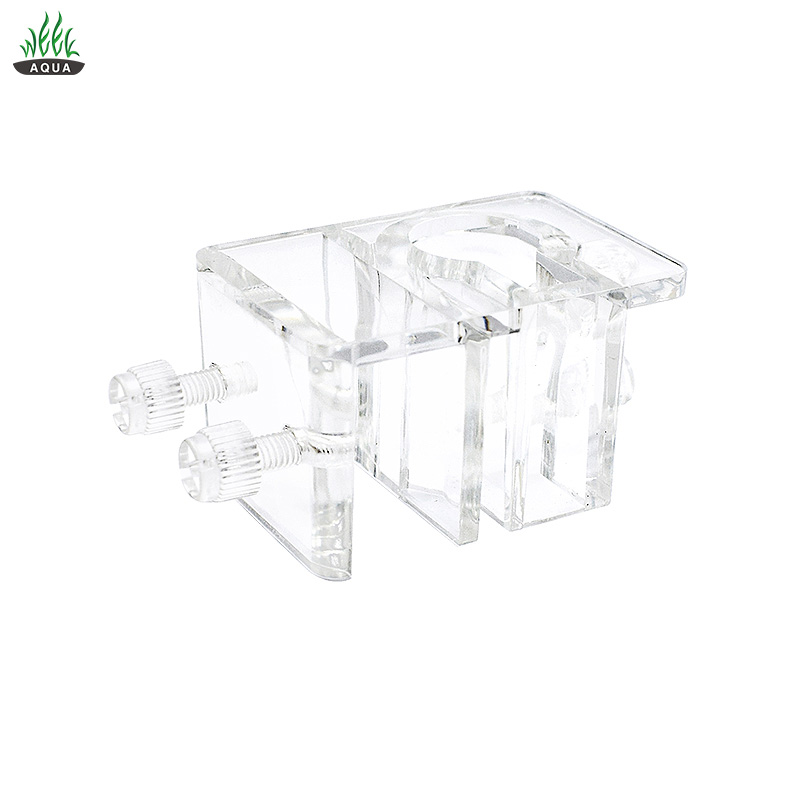 Wholesale aquarium accessories fish tank water pipe fixing clip for inlet and outlet pipes glass lily pipe clips