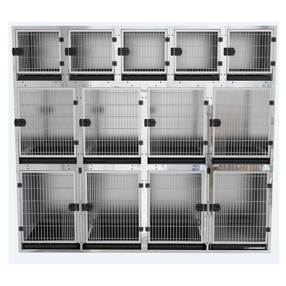 Shernbao KA-505BK Professional Modular SUS304 Dog Cage Metal dog kennel