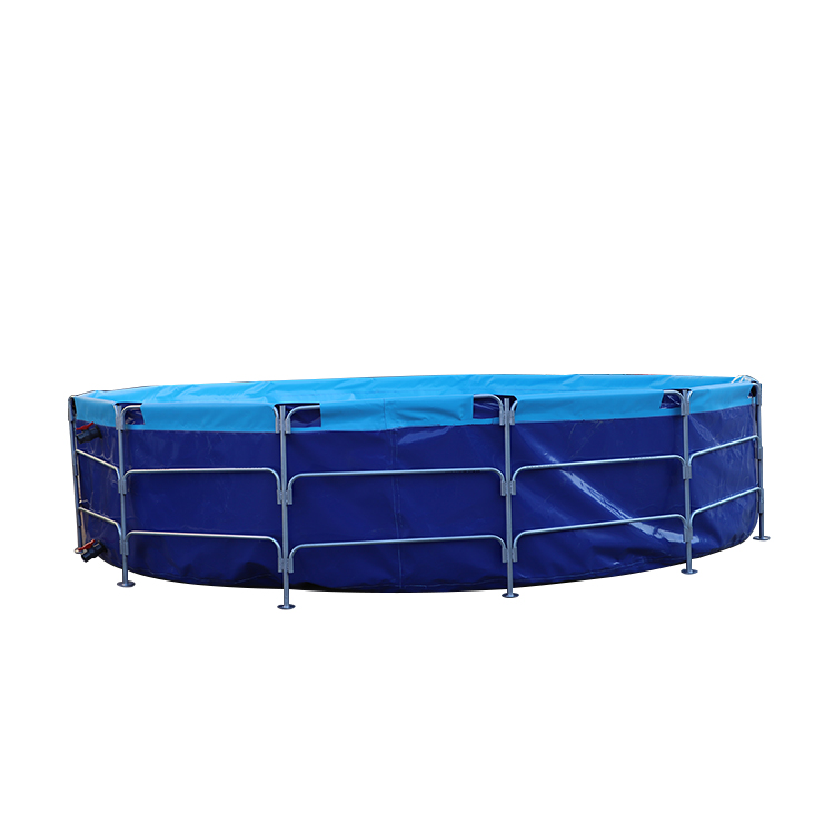 China custom aquaculture tank indoor tarpaulin shrimp farming system equipment