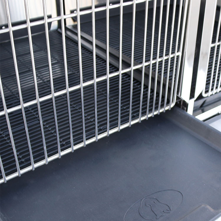 Combined Transportation Foster Care Stainless Steel Foldable Dog Pet Crate Cage