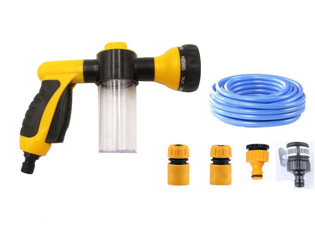 ABS Pet Shower Water Gun Foam Water Gun 8 In 1 With 10 Meter Water Pipe For Puppy Spray Dog Cleaning Pup Jet Dog Wash
