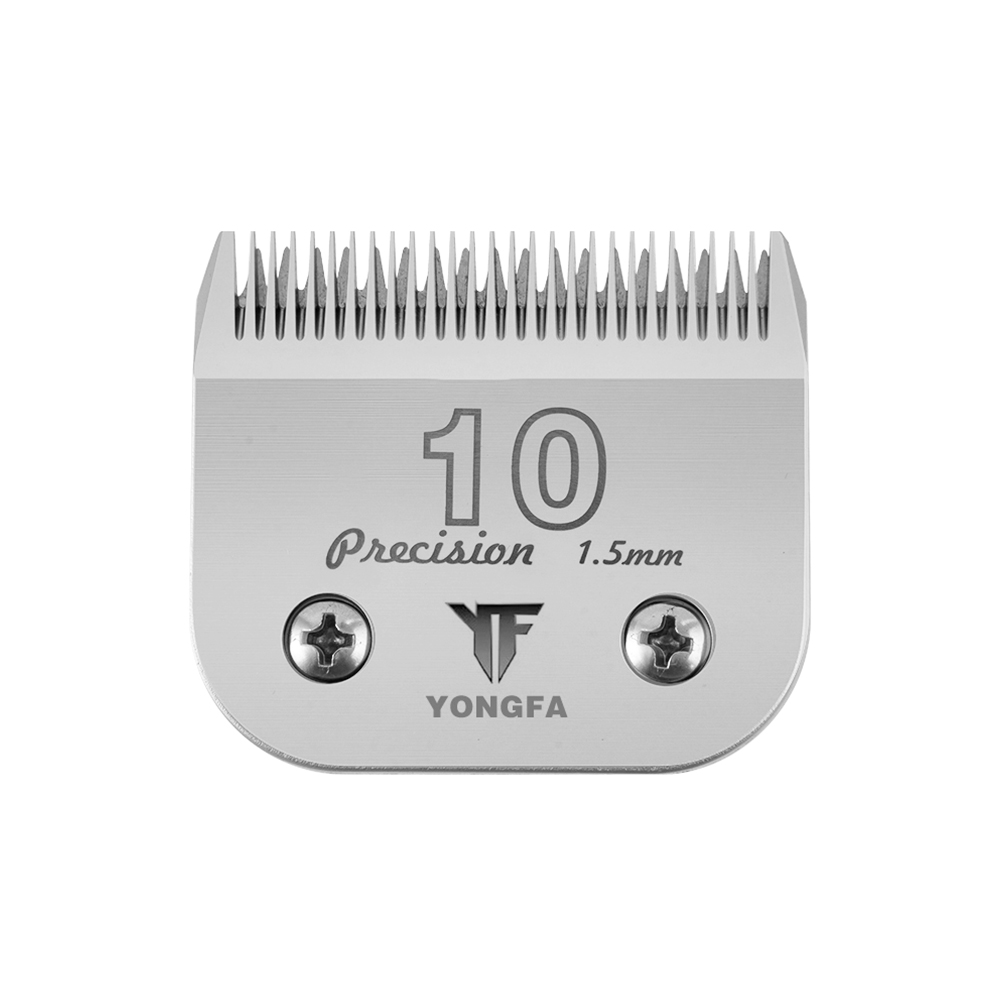 2-Pack Professional High Carbon Steel Ceramic Blade Clipper Blades 10# Replacement Trimmer Clipper Blades Pet Grooming Products