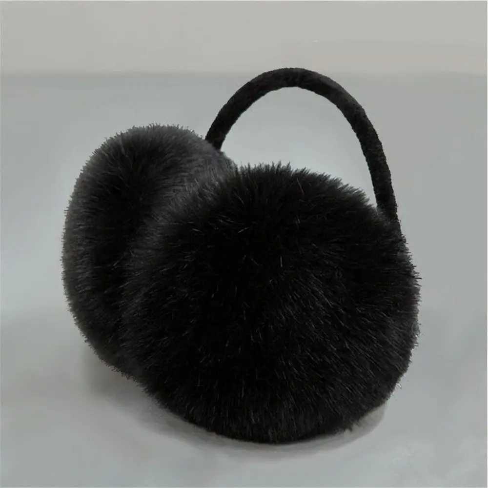 Soft Comfortable Warm Ear Warmer Autumn Winter Earmuffs Women Fluffy Cosy Ear-Muffs Fashion Solid Color Plush EarflsXJ241126