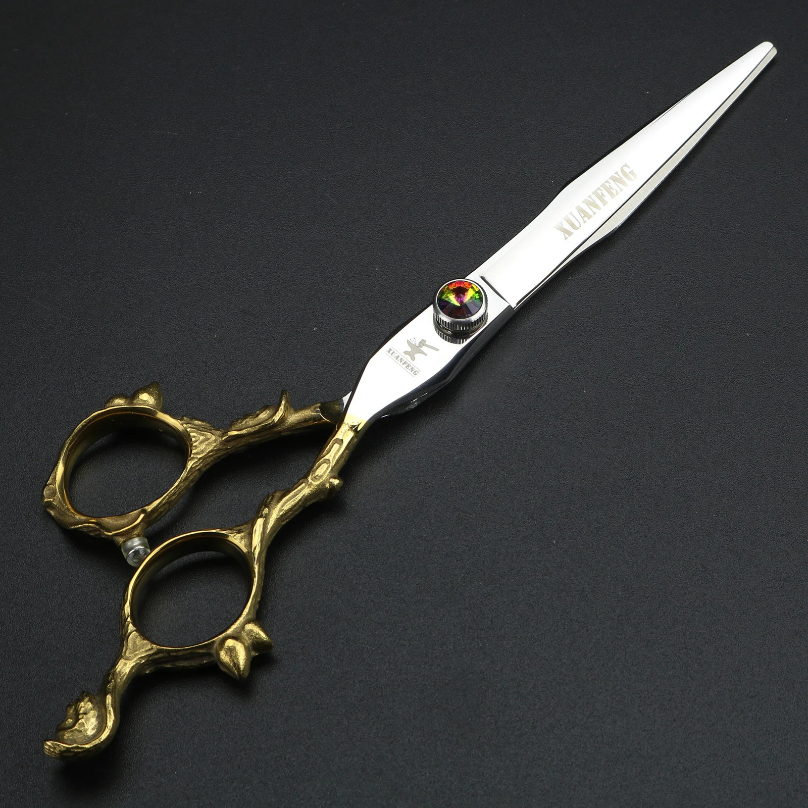 7 inch regular hair scissors Japan 440C steel barber cutting scissors 241125 S2563