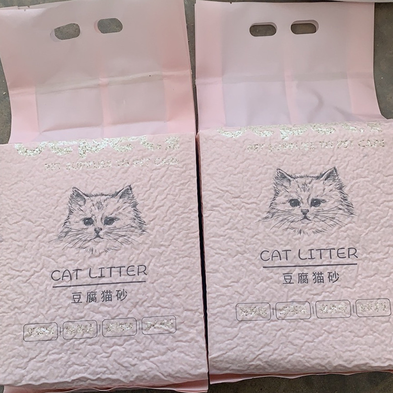 Factory wholesale cat cleaning supplies plant health dust-free and non-stick plant starch cassava cat litter