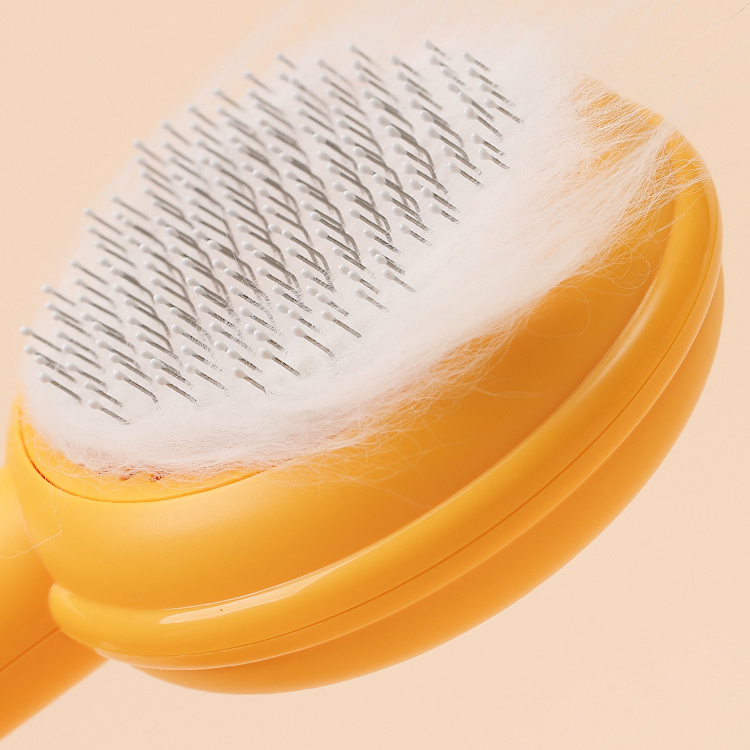 Cats Dogs Puppy Rabbits Slicker Shedding Deep Cleaning Washable Comb Massaging Self Cleaning Hair Remover Grooming Pet Brush
