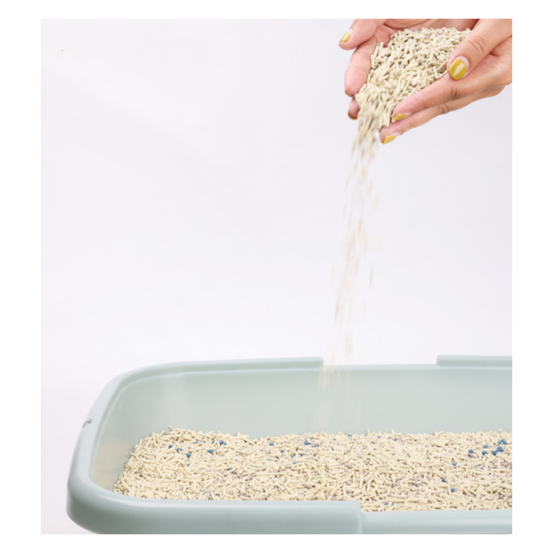 Oem Clumping Bentonite Customized Packaging Easy Clean Mix Sand Tofu Cat Litter Sand Crash