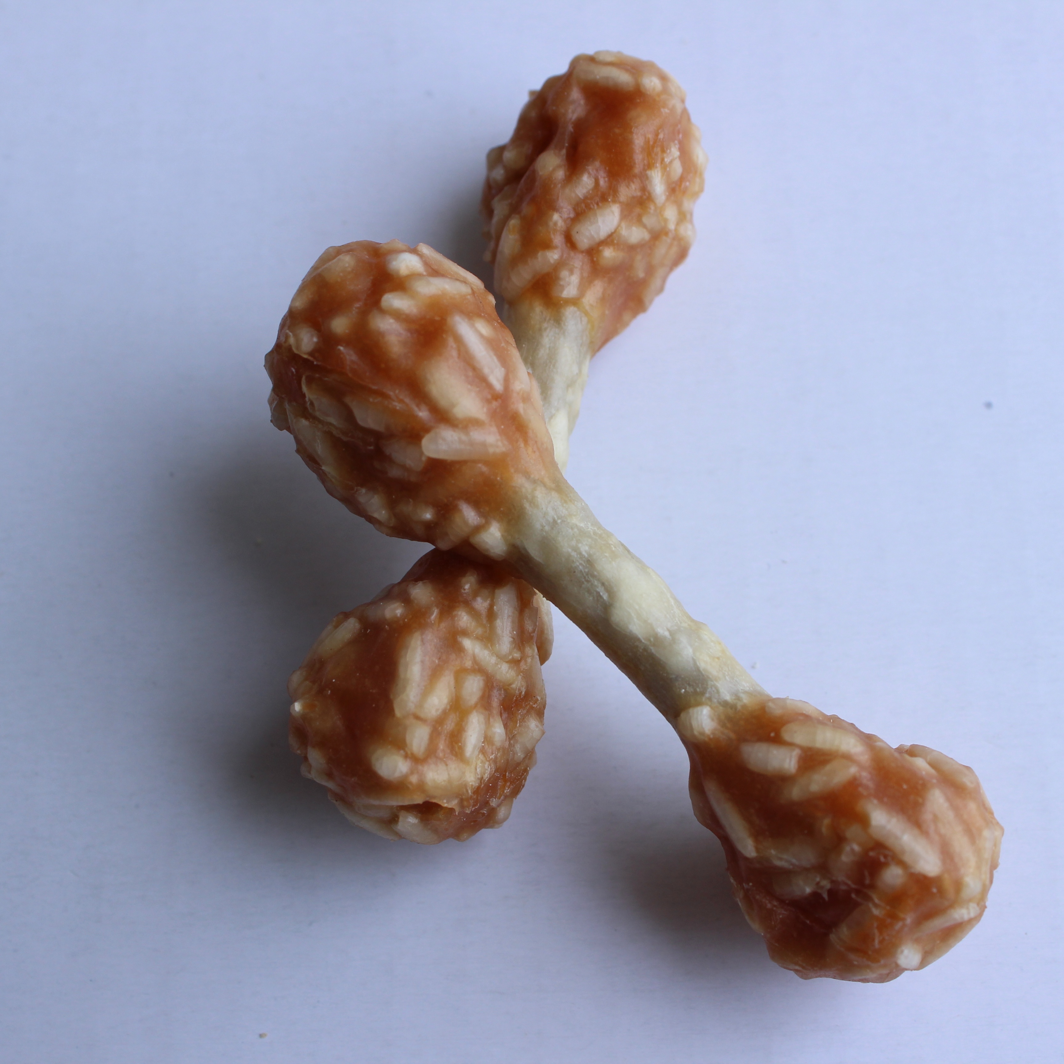 wholesale Healthy lamb and rice ball pet snacks chicken bell dog food duck with cowhide and chees natural dog treats