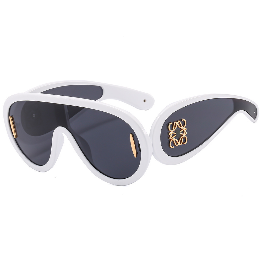 New fashion sunglasses one-piece large frame goggles personality sunglasses men's and women's glasses