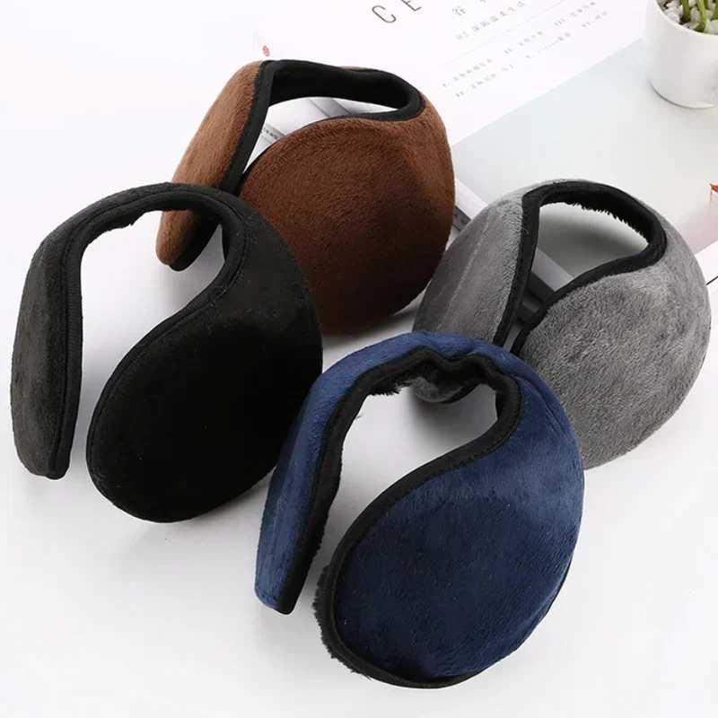 Womens windproof ear cushions warm ear protection thick plush winter warm ear cushions outdoor bicycle warm soft ear cushions W241126