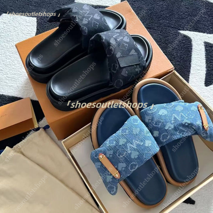 Designer Sliders Women Men slippers Flat Comfort Mules Slides Fashion Classic Prints Embossed Summer Sandals Black Grey Beach Shoes slippers 35-45