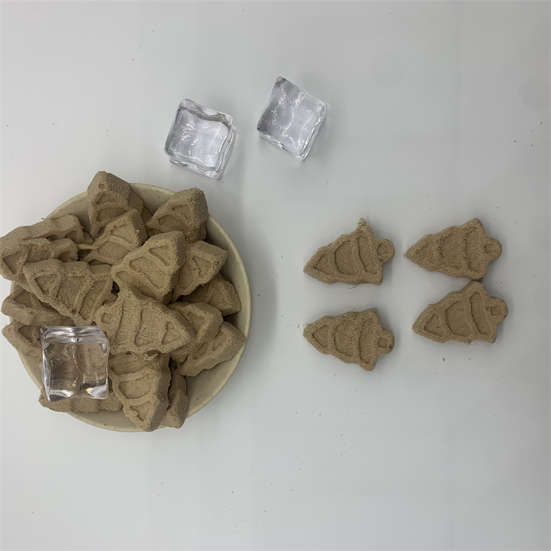 High Nutrition Raw Bone Meat Freeze-Dried Raw Bone Pie Tree Shape Cat and Dog Treats