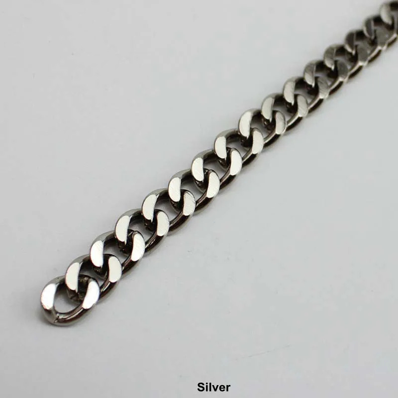 5METER 10M High Ending Gold color 7mm width chains metal strap with hook for women bag handbag chain removable long 241125