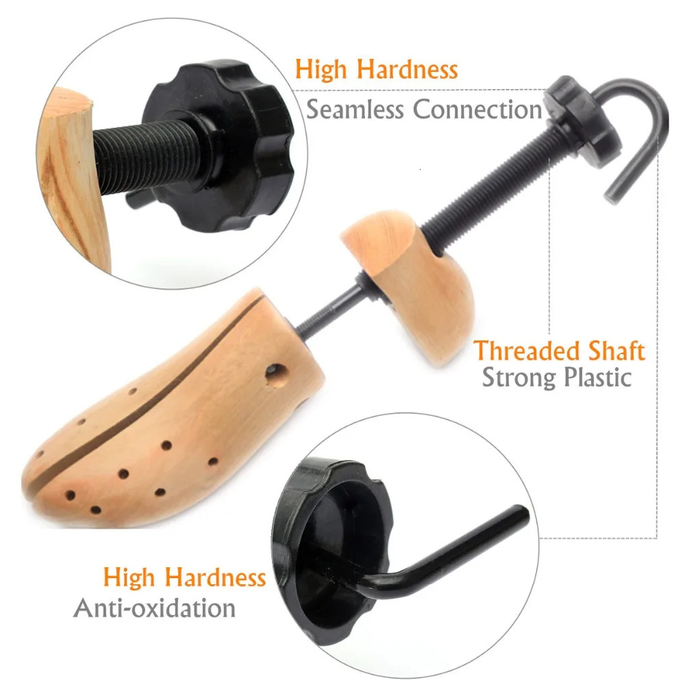 ZGZJYW shoe stretching wooden shoe tree frame adjustable flat pump shoe expansion machine tree size S/M/L womens 241126