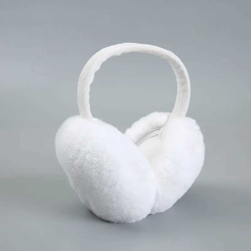 Fashion Solid Soft Plush Ear Keep Warmer Winter Earmuffs For Women Men Fashion Outdoor Earfl Protection Ear-Muffs Ear CoverXJ241126