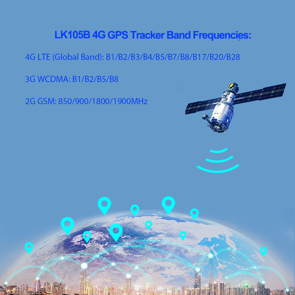Global 4G Worldwide GPS+LBS Positioning Real-time Tracking Waterproof IP68 Pet GPS Tracker with Free Web Tracking Software