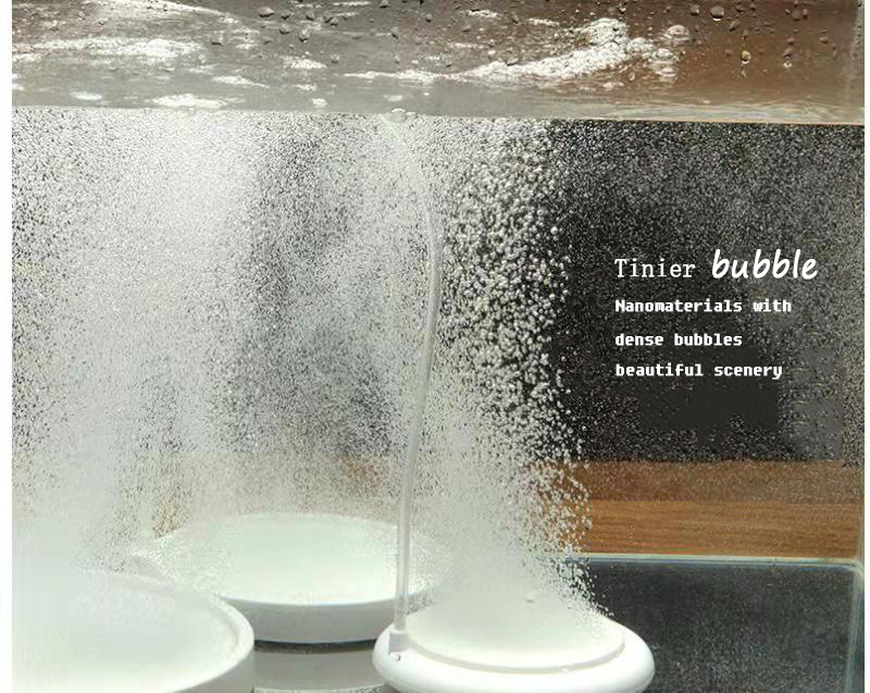HiSin/HaiXin HT200 200mm Wholesale Ozone Diffuser White Color Aquaculture Aquarium Air Stone with super mirco bubbles