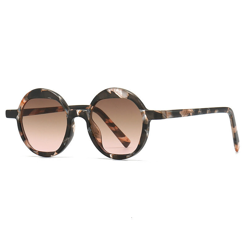 Fashion personality narrow frame anti-blue light mirror fashion street photography modern charm retro sunglasses