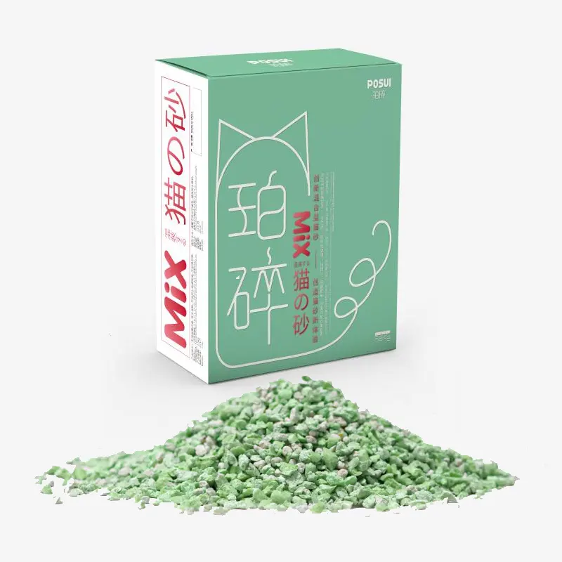 Fast Delivery Wholesale Cracked Shape Scoopable Strong Clumping For Cat Tofu Cat Litter