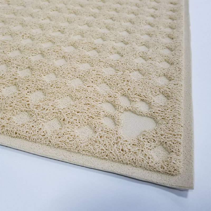 Waterproof Silicone PVC Pet Food Feeding Mat No-Slip Dog Mat Eco friendly plastic cat litter mat for cats or dogs
