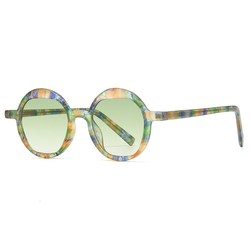 Fashion personality narrow frame anti-blue light mirror fashion street photography modern charm retro sunglasses