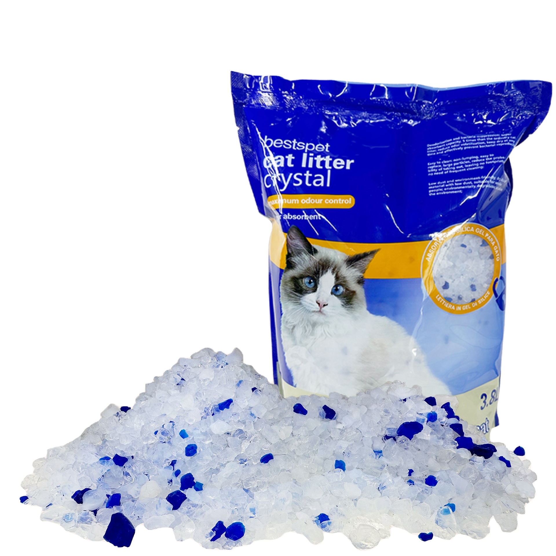 Moisture control Low maintenance Fresh fragrance Absorption capacity Crystal Silica gel cat litter cats