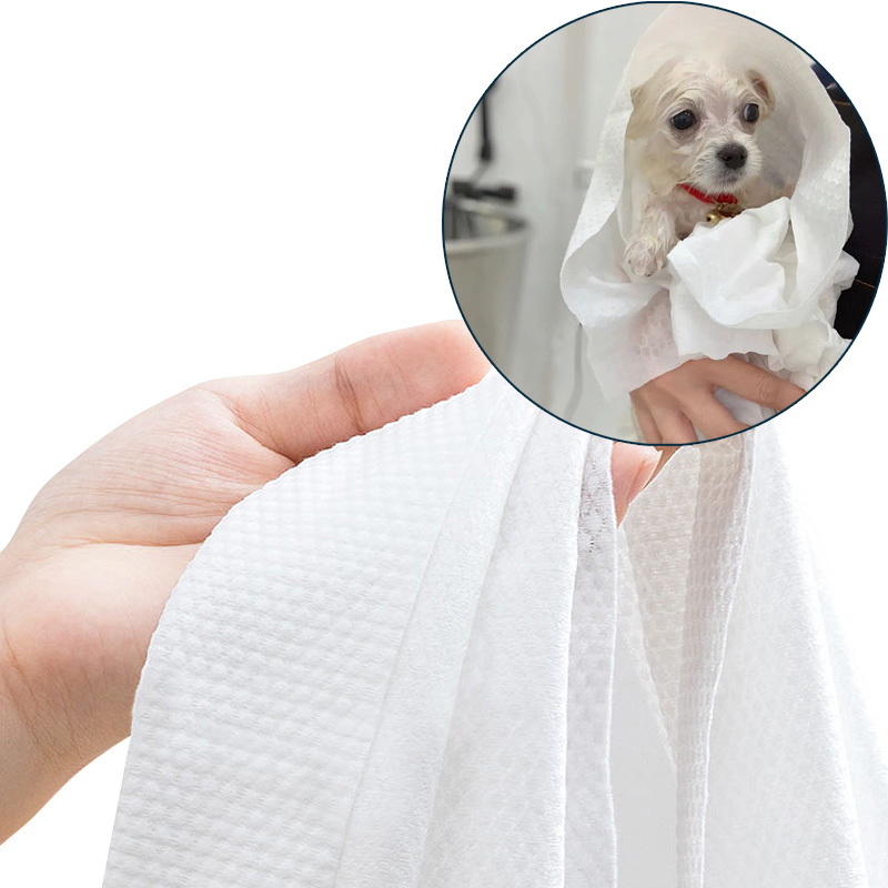 Free Sample Adjustable Soft Absorbed Microfiber Disposable Dog Towel Pet Drying Coats Shower Dog Bathrobe For Dog