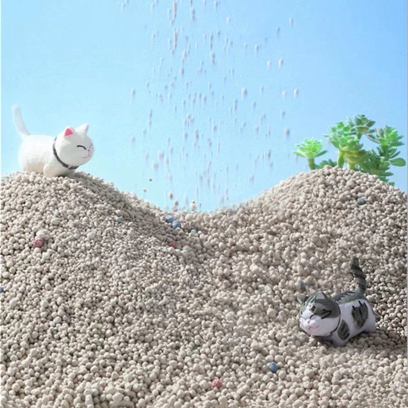 OEM dust-free 100% natural sodium cat litter lemon fragrance lock strong clumped bentonite cat litter