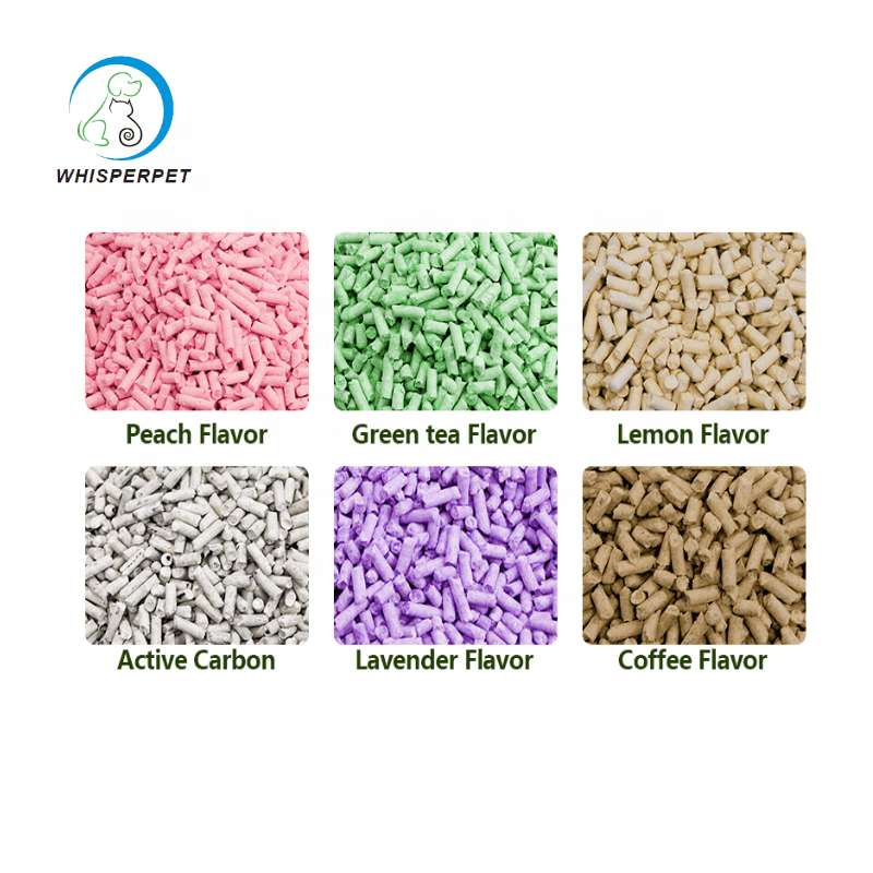 Oem Factory Hot Sale No Dust Free Cat Litter Tofu Cat Litter 1 Ton Tofu Cat Litter