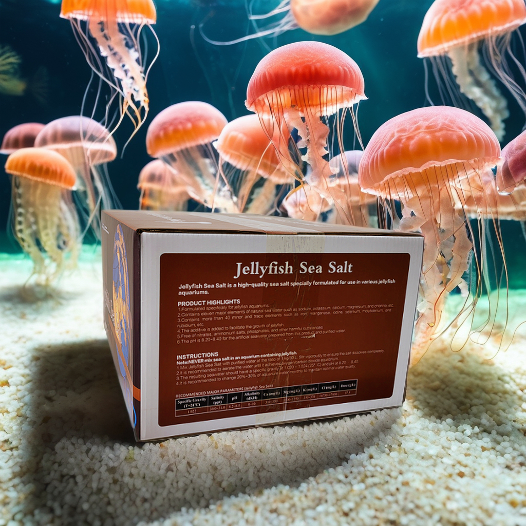 OEM Welcomed Parameters ODM Welcomed Professional Qingdao Yuehai Jellyfish water sea salt for marine aquarium products